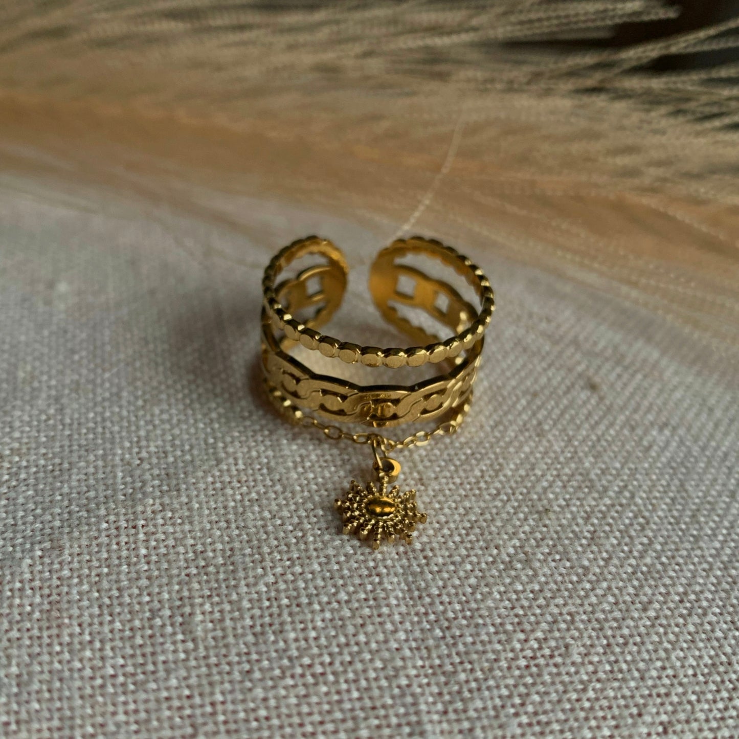 Bague Hélia dorée