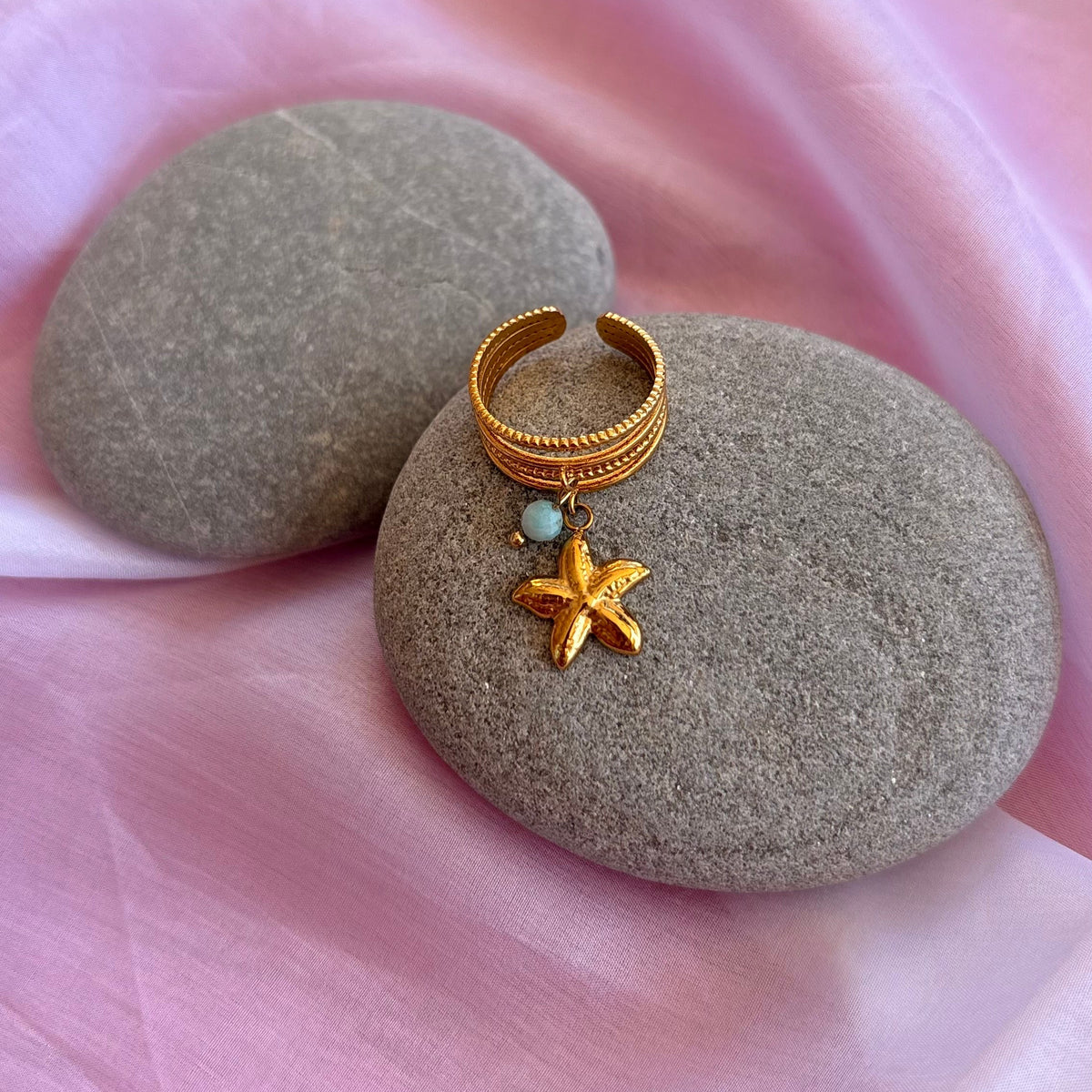 Bague Sirena dorée