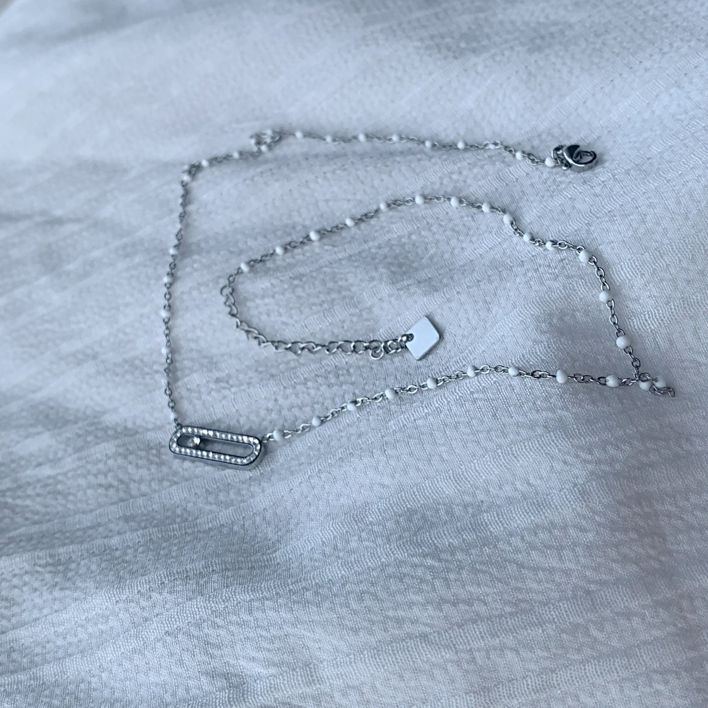 Collier Lou argenté