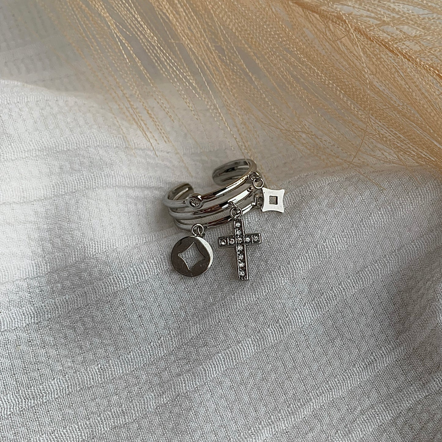 Bague Ève argentée
