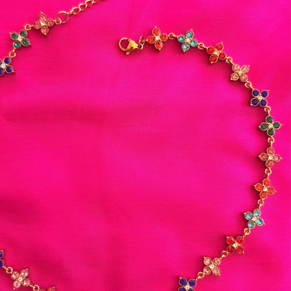 Collier Flora doré