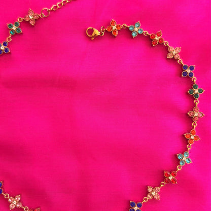Collier Flora doré