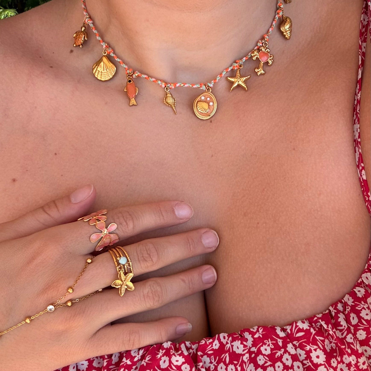 Bague Sirena dorée