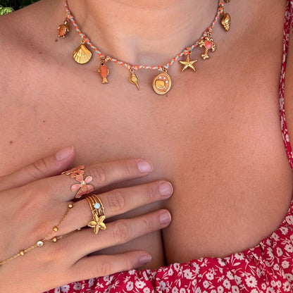Bague Sirena dorée