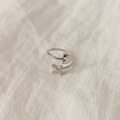 Bague Isaline argentée