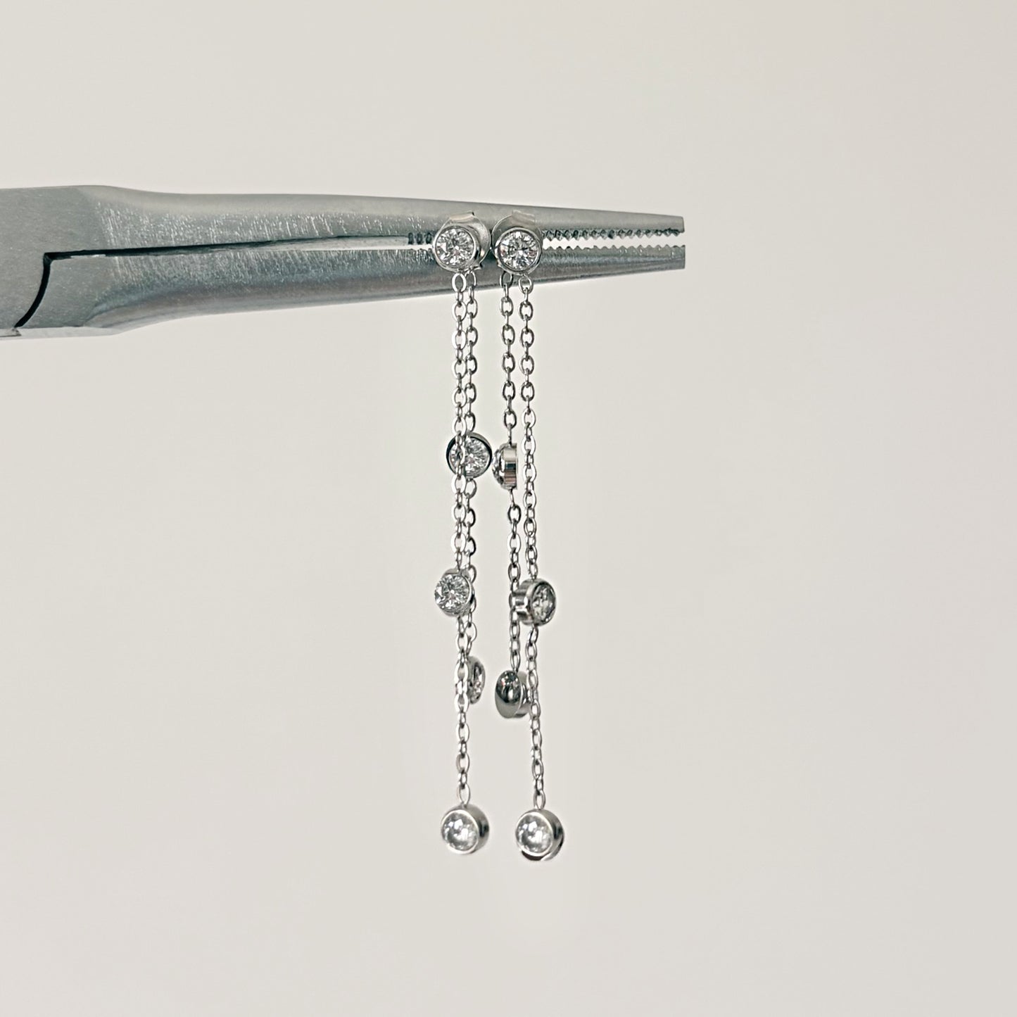 Boucles d’oreilles Hoshi argentées