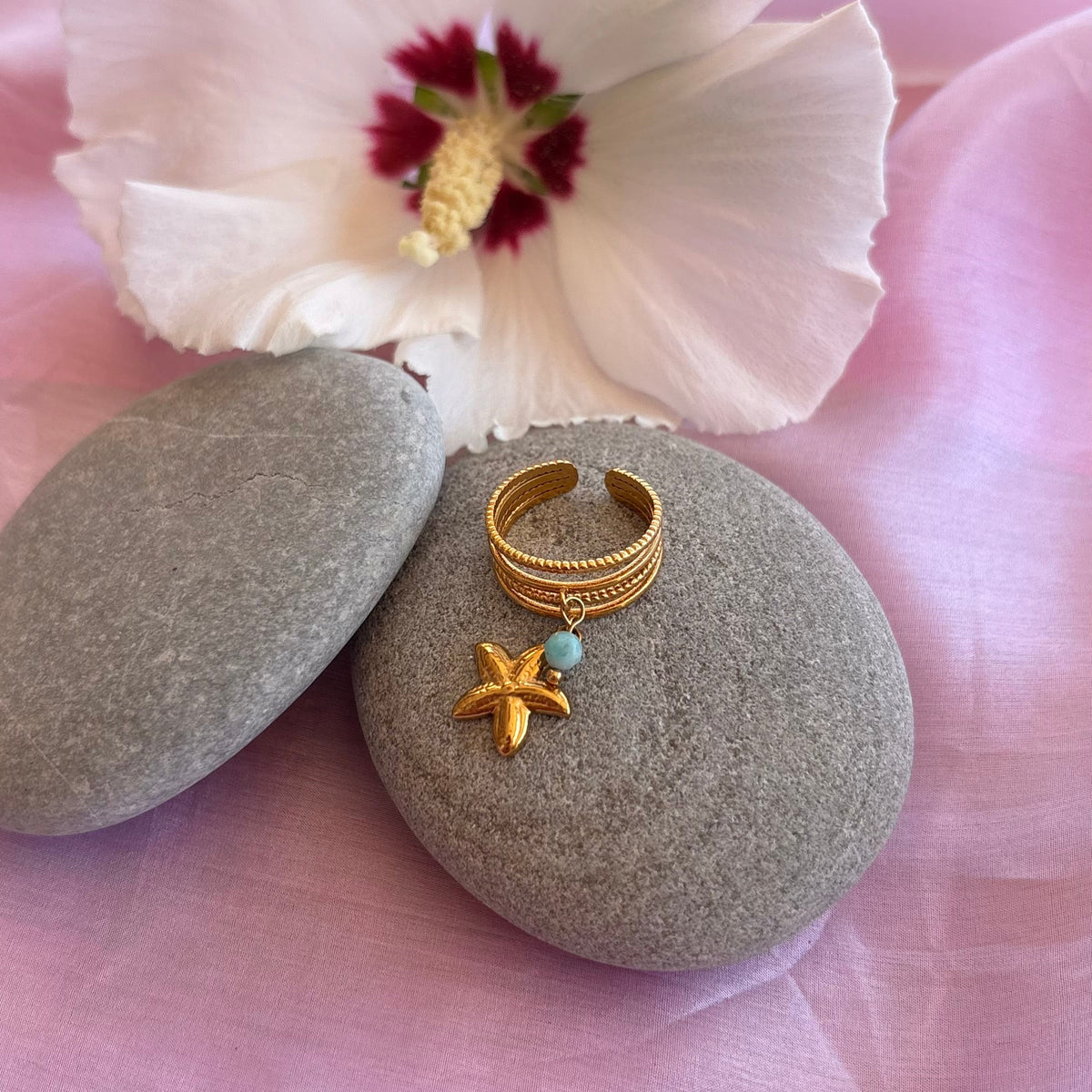 Bague Sirena dorée