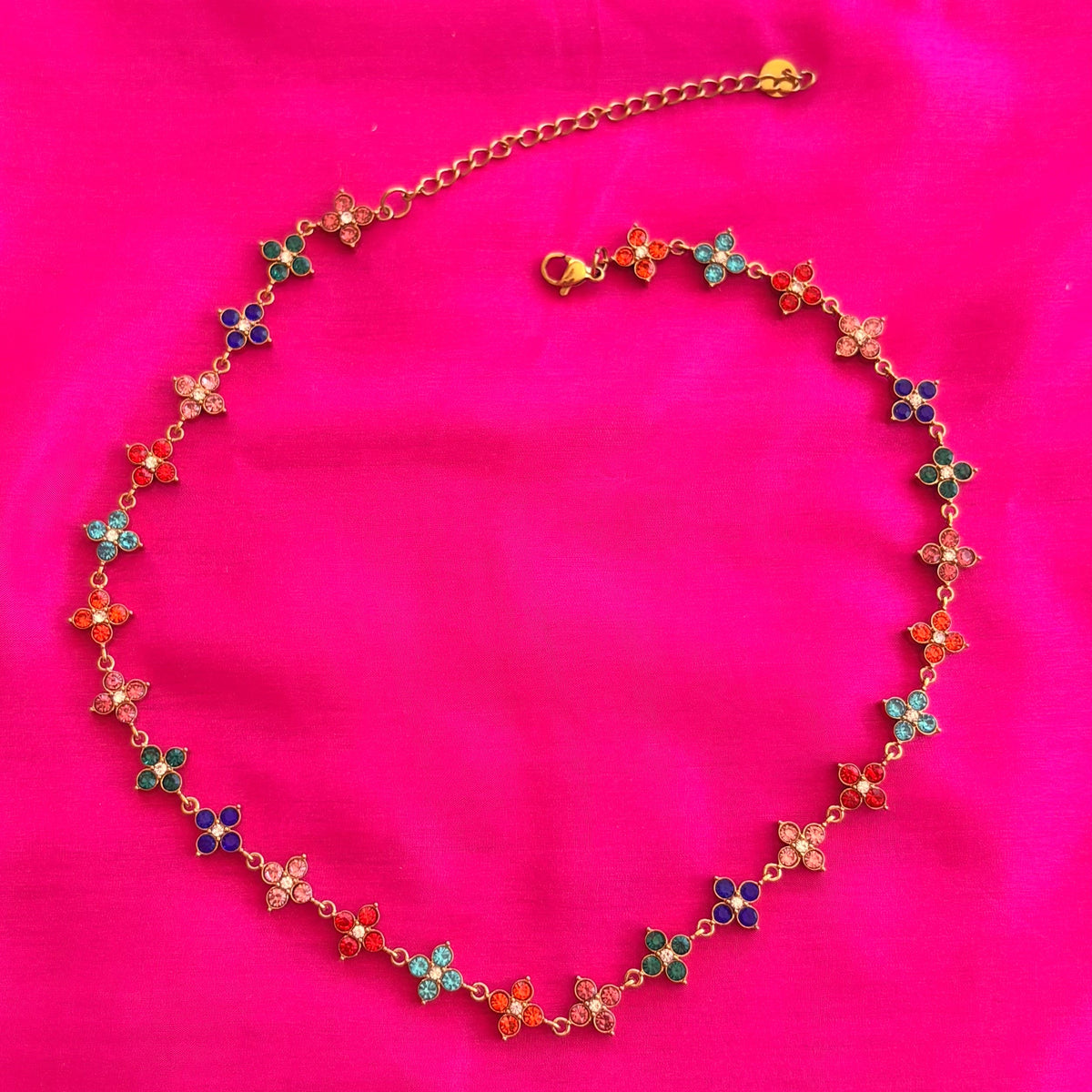 Collier Flora doré
