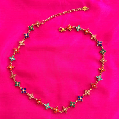Collier Flora doré