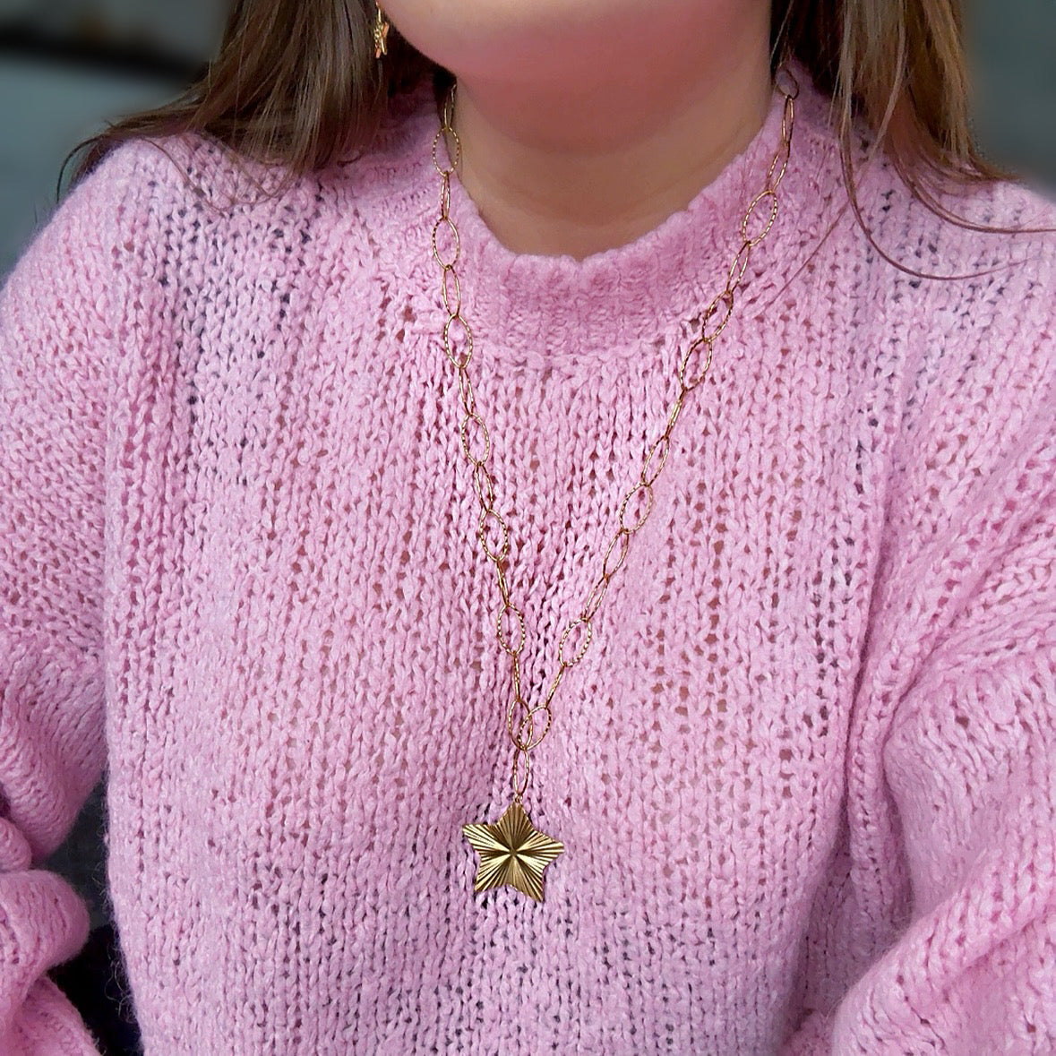 Collier sautoir Star