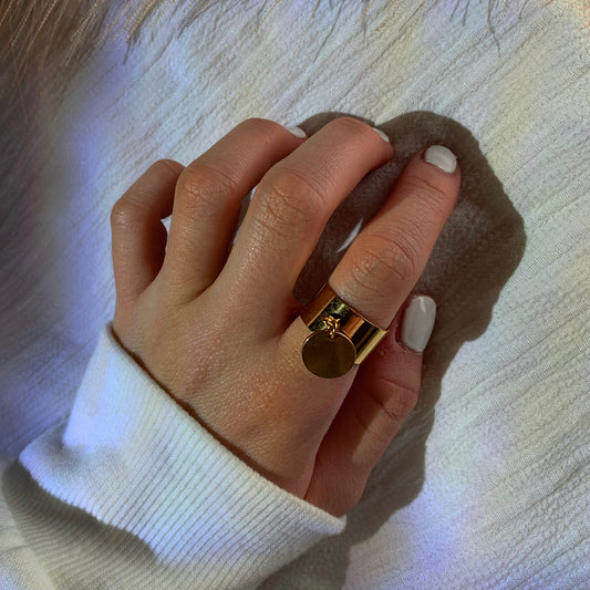 Bague Léa dorée