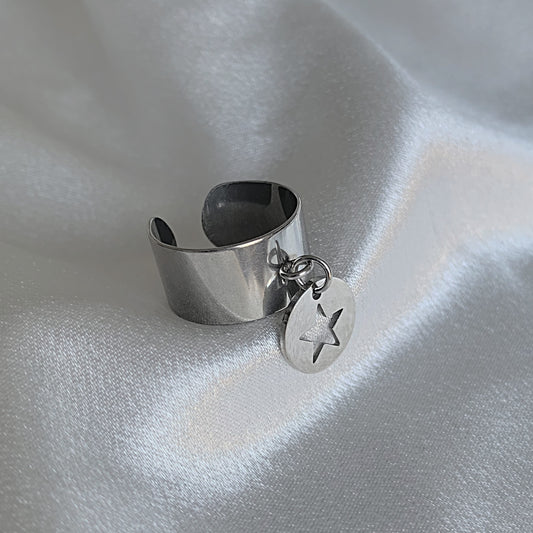 Bague Star argentée