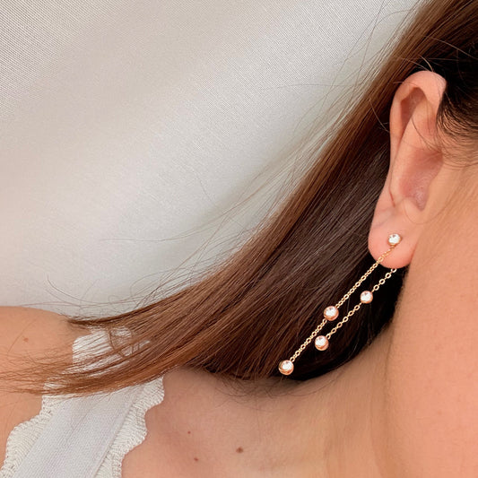 Boucles d’oreilles Hoshi dorées