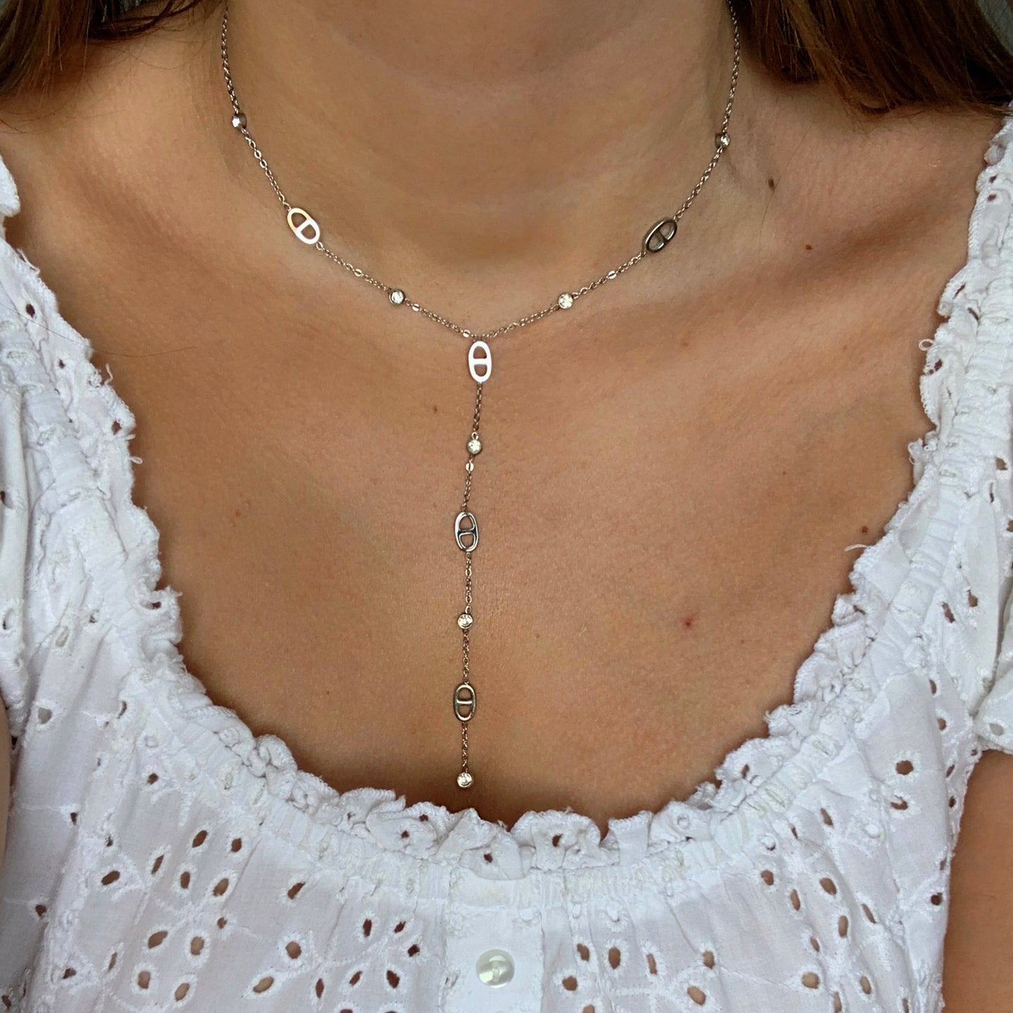 Collier Ella argenté