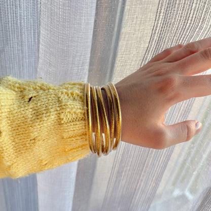 Lot de 5 bracelets joncs