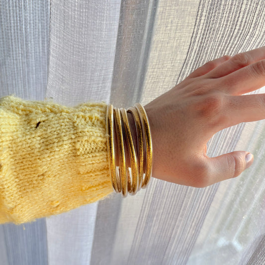 Lot de 5 bracelets joncs
