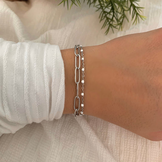 Bracelet Emma argenté