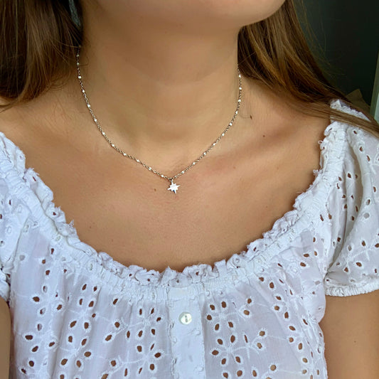 Collier Léna argenté