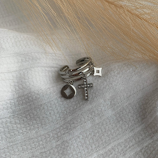 Bague Ève argentée